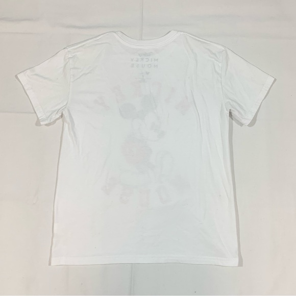 Lot Of 2 Disney Medium Mickey Minnie Mouse Crewneck Coup T Shirt S/S Graphic Tee - Picture 5 of 10